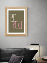 Apricot+Birch Oak Be You Art Print