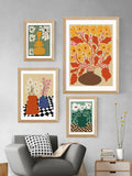 East End Prints Oak Two Blooming Pottery framed art print - British product