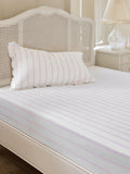 Shabby Chic by Rachel Ashwell pink cabana stripe fitted sheet (British brand)