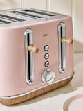 Malvern pink 4-slice toaster, imported from the UK