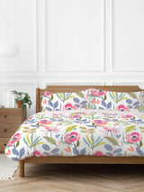 Copenhagen Home White Mia Floral Duvet Cover Set