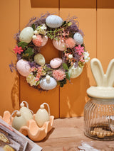 Decoris Easter Egg Wreath Seasonal Wall Hanging 23cm
