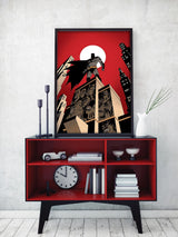 Pyramid International The Batman Villain Skyline Framed Maxi Poster