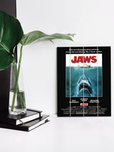 Pyramid International Jaws One Sheet Wooden Wall Art 40 x 59cm