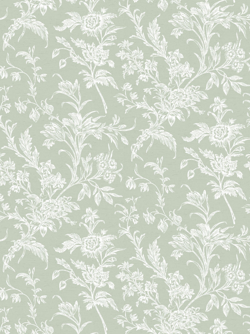 Laura Ashley Green Sage Reversible Duvet Cover and Pillowcase Set, UK version