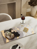 Natural Galaxy Glass Table Centrepiece 60cm x 30cm, imported from the UK