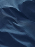 Navy blue duvet cover and pillowcase set, imported from the UK