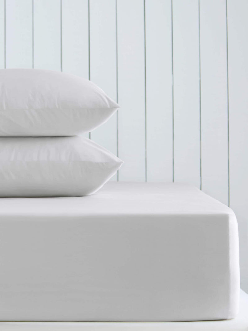 Grey light cotton rich deep fitted bed sheet, UK version