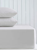 Grey light cotton rich fitted bed sheet, UK version
