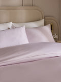 Lilac Purple 400 Thread Count Egyptian Cotton Sateen Luxury Duvet Cover and Pillowcase Set