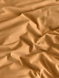 Caramel Brown Duvet Cover and Pillowcase Set - British product