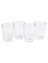 Royal Doulton Set of 4 Clear Maze Highball Glasses