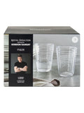 Royal Doulton clear maze highball glasses set of 4, imported from the UK