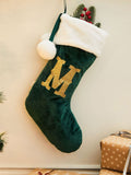 Personalised Velvet Emboss Stocking by My 1st Years