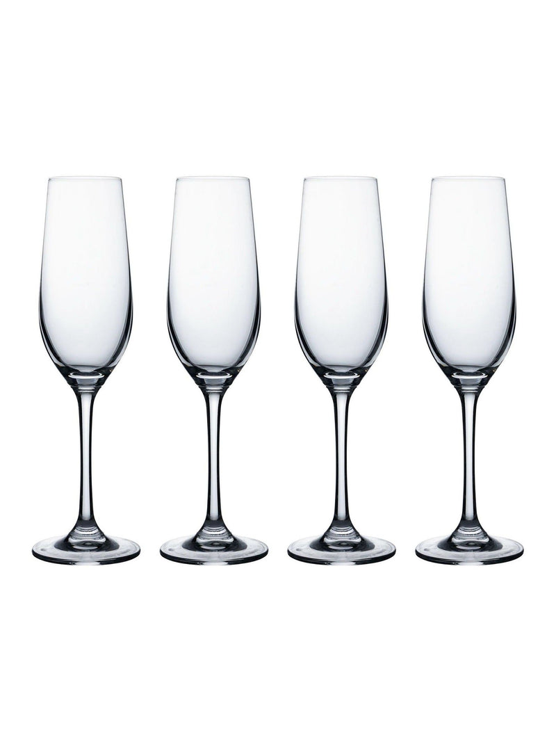 Ravenhead Kings flute glasses 20cl set, imported from the UK