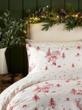 Vantona Red Christmas Santa duvet cover set (British brand)
