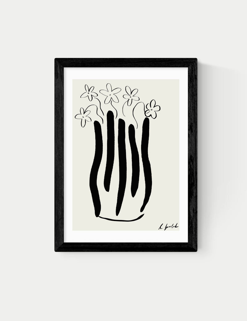 East End Prints abstract vase framed art - British product
