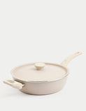 28cm all-in-one saucepan with steamer basket - British product