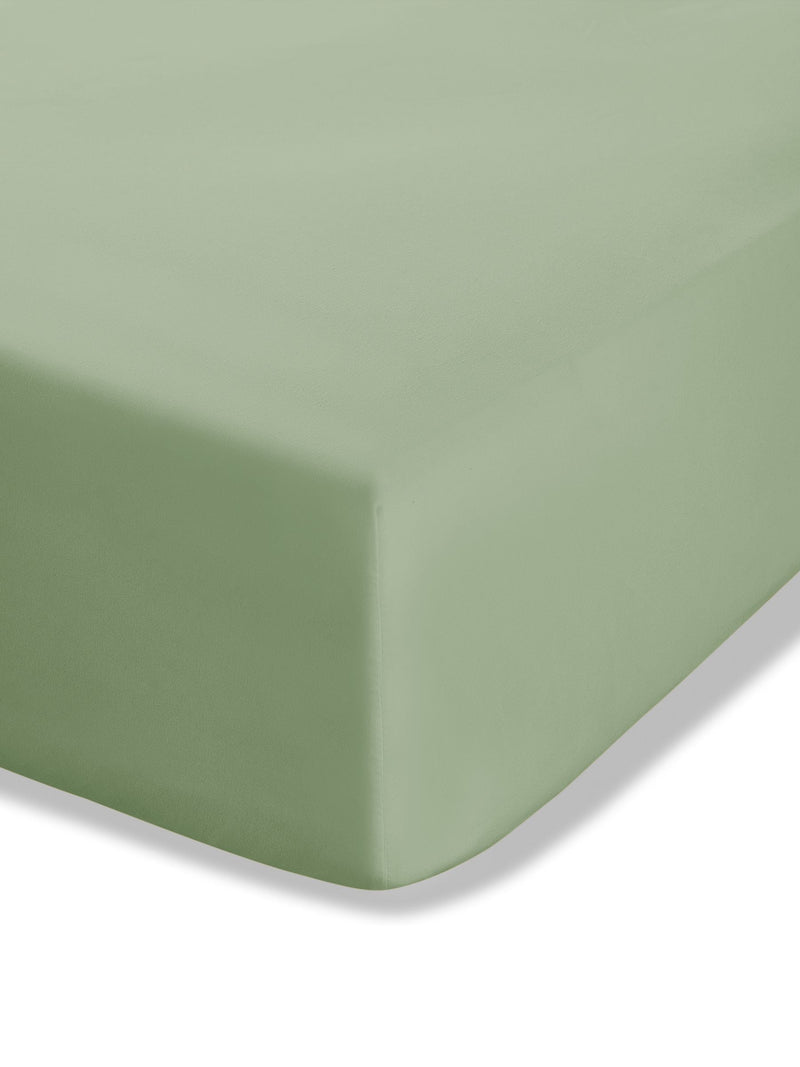 Catherine Lansfield sage green fitted sheet - British product