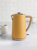 Ochre Yellow Bronx Electric Kettle 1.7 Litre