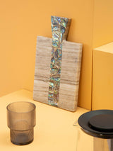 Maison by Premier Natural Small Marble Paddle Board Cheese Board