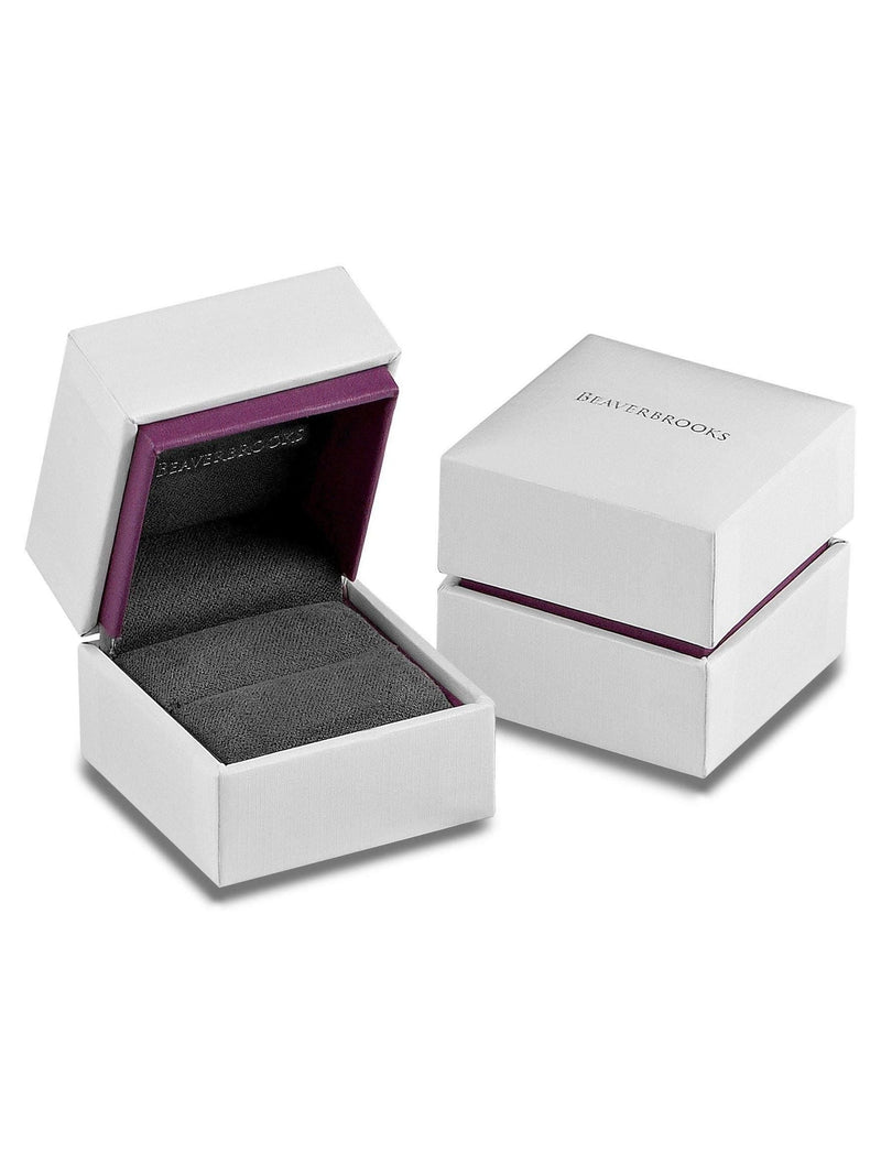 Beaverbrooks black platinum and zirconium wedding ring 7mm - British product