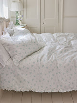 Shabby Chic by Rachel Ashwell® Rosabelle Blue Print Petite Ruffle Duvet Cover and Pillowcase Set