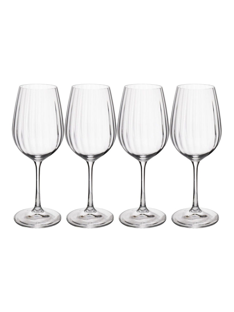 Mikasa Treviso crystal wine glasses set of 4 350ml, imported from the UK