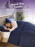 Slumberdown Coverless Comfort Herringbone duvet (British brand)