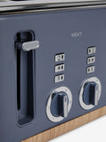 Blue Bronx 4 slice toaster - British product