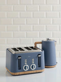 Blue Bronx 4 slice toaster - British product