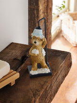 Bertie Bear Shower Resin Ornament 12.5cm