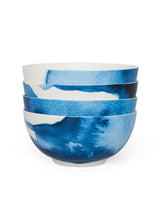 Rick Stein Set of 4 Blue Coves of Cornwall Pasta Bowls