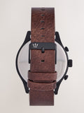 Brown Strap Chunky Watch