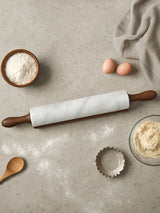 Interiors by Premier White Ziarat Marble Rolling Pin with Stand