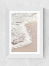East End Prints White Waves II White Framed Art Print