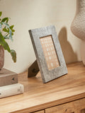 Lydford grey stone effect photo frame - British product