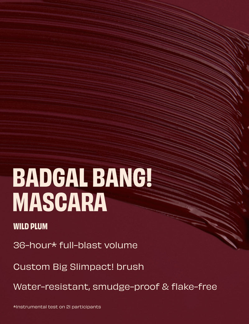 Benefit BADgal BANG! Volumising Mascara Wild Plum 8.5g - British product
