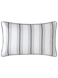 Laura Ashley Grey Charcoal Reversible 100% Cotton Sateen 200 Thread Count Tuileries Duvet Cover and Pillowcase Set