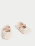 Baby Borg Ballet Pram Shoes 0-18 Months - British product