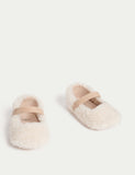 Baby Borg Ballet Pram Shoes 0-18 Months - British product