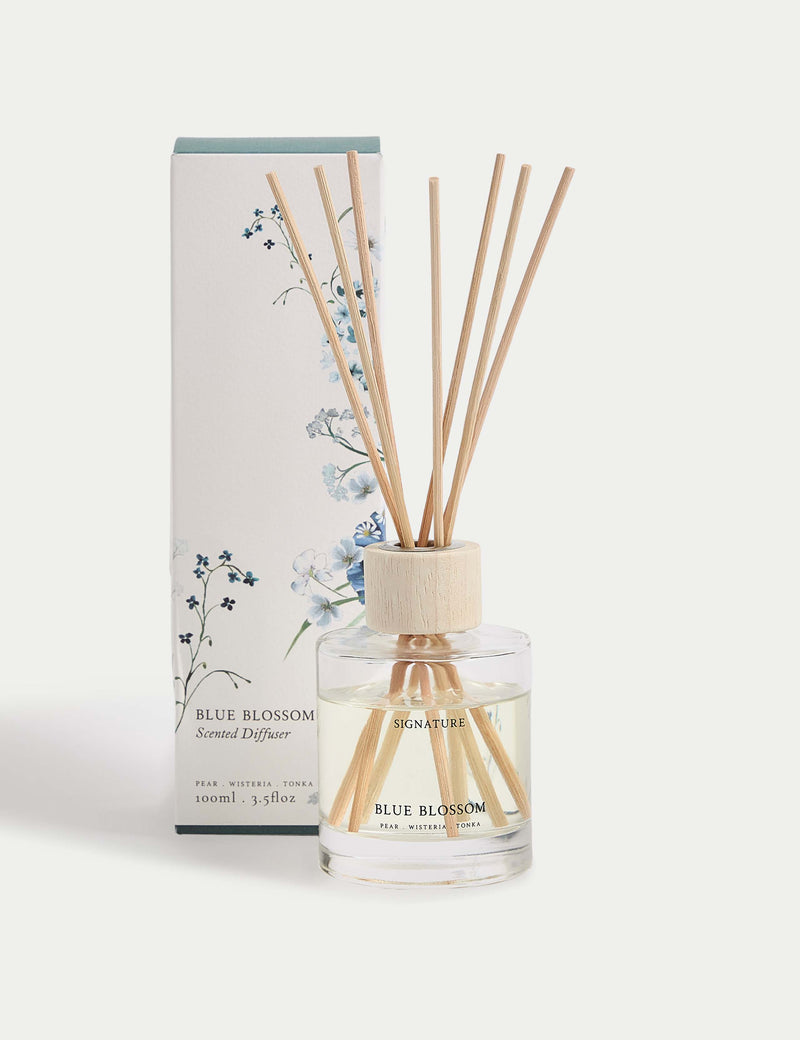 Blue Blossom reed diffuser 100ml - British product