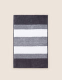 Bobble striped bath mat - British product