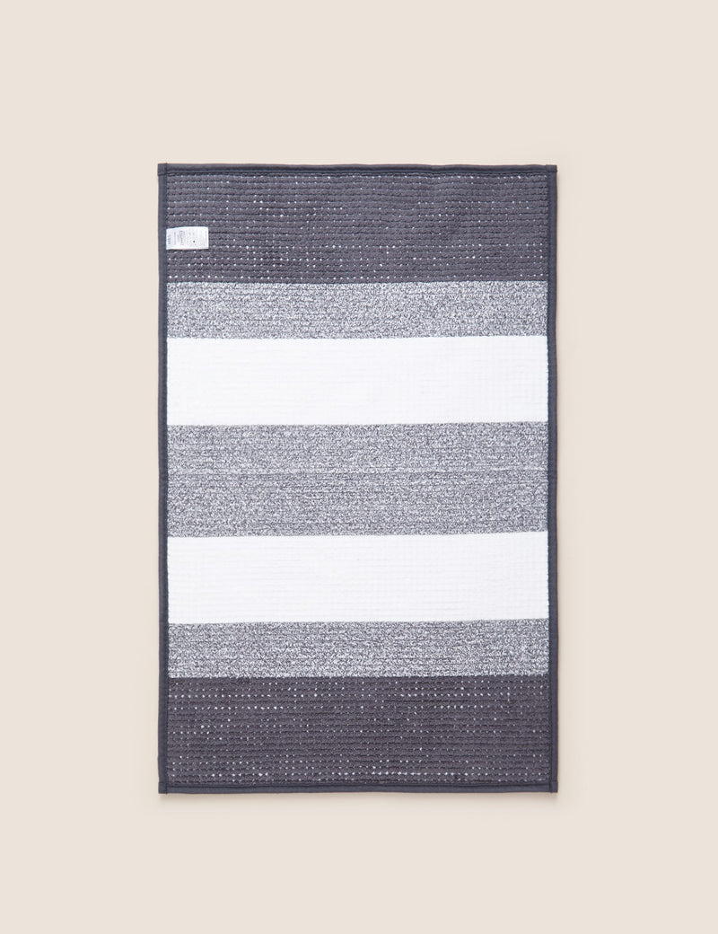 Bobble striped bath mat - British product