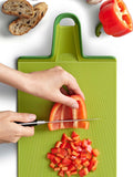Joseph Joseph Green Chop2Pot Plus Folding Chopping Board, UK version