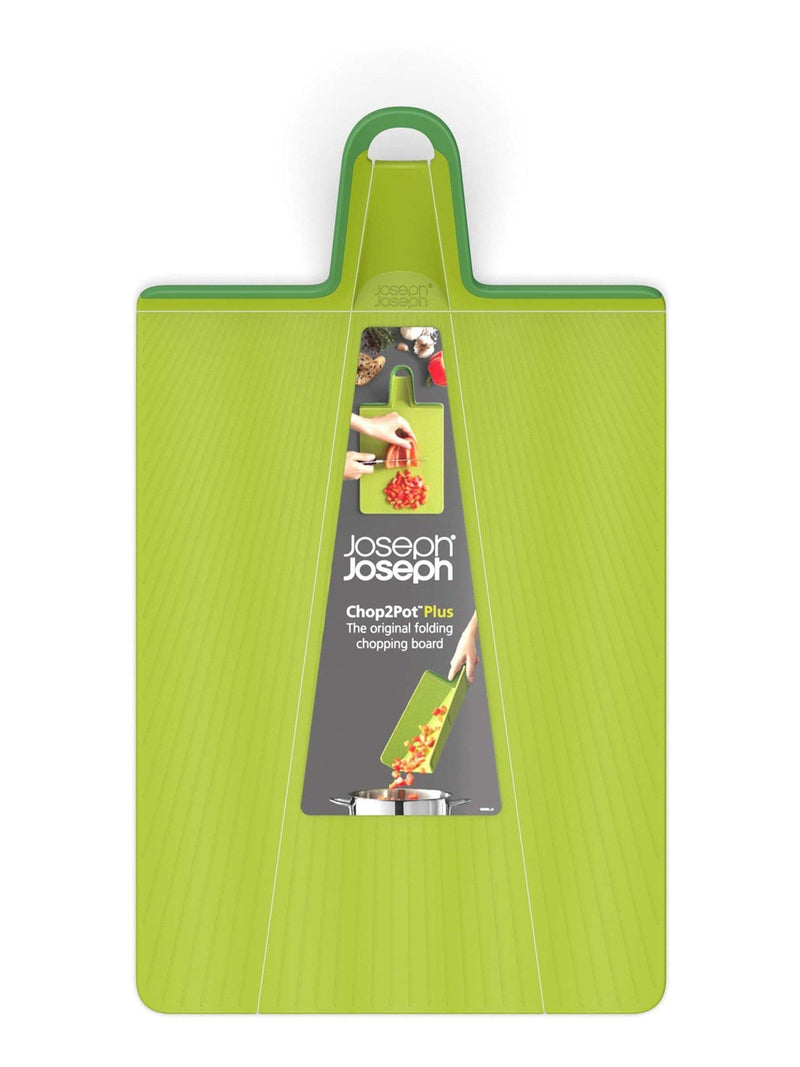 Joseph Joseph Green Chop2Pot Plus Folding Chopping Board, UK version