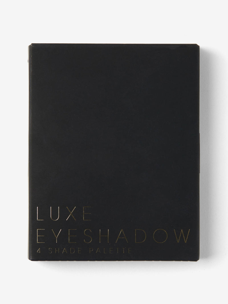 4-shade luxe eyeshadow palette (British brand)