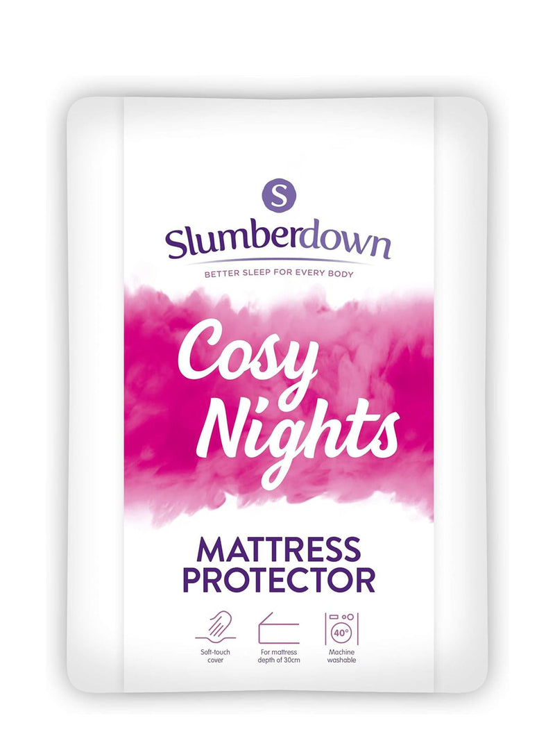 Slumberdown White Cosy Nights mattress protector (British brand)