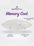 Slumberdown Firm Side Sleeper Memory Cool White Pillow