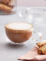 Judge Clear Duo Form Double Walled Cappuccino Glass Set 250ml